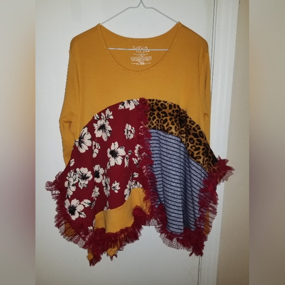 Upcycled Tunic Top